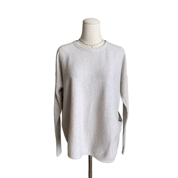 Iris & Ink Cashmere Draped Knotted Sweater Revolve Small - Picture 1 of 9